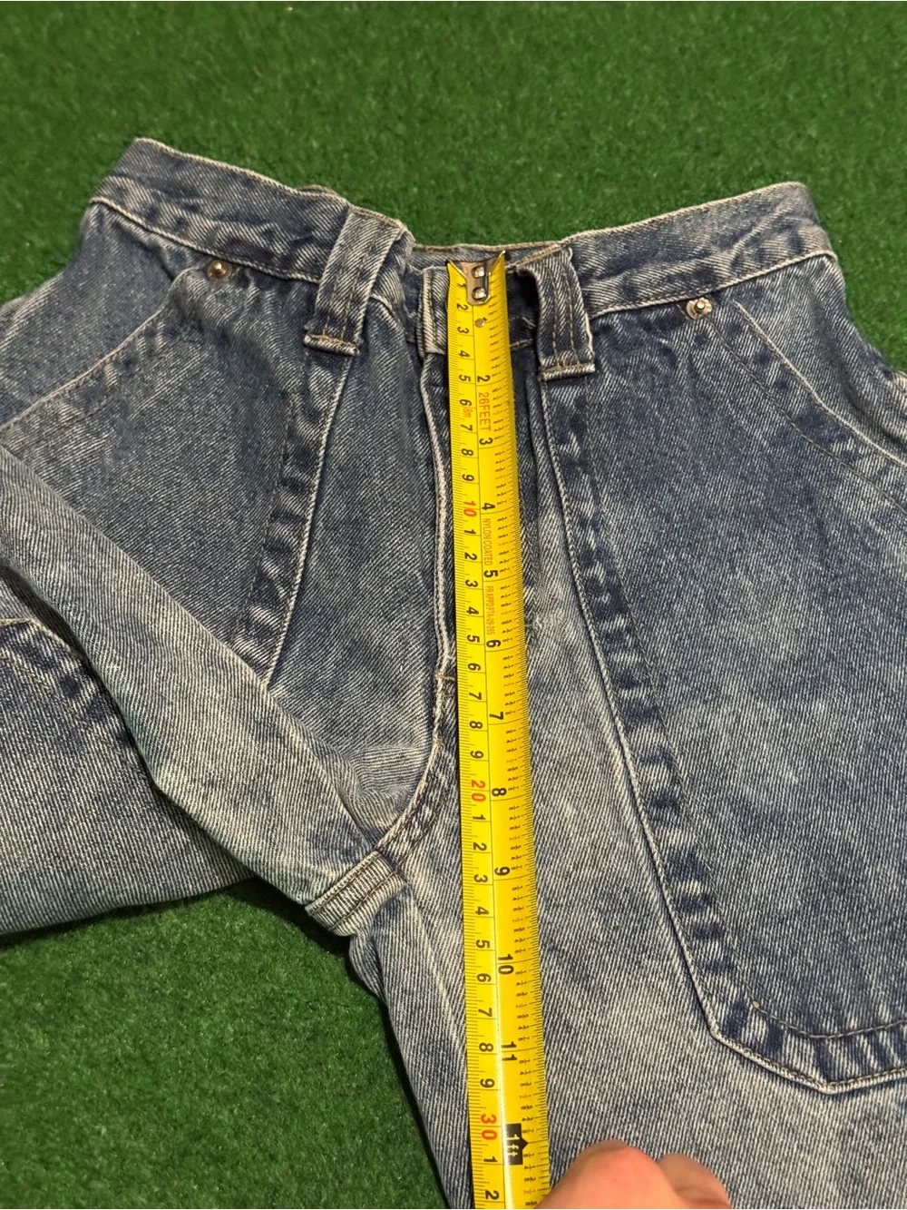 Jnco Style Wide Leg Boys 10 22x24 Jeans Husky Skater Acid Wash Grunge Britannia